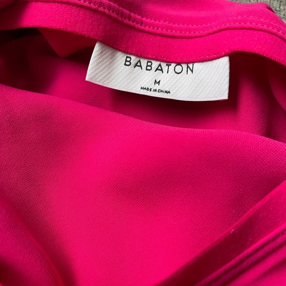 Babaton by Aritzia Ekcerd cropped Barbie Pink Sleeveless tube top 
Medium - Picture 2 of 4